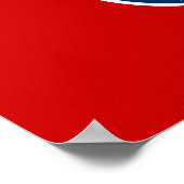 Poster Drapeau de l'État du Tennessee (Coin)