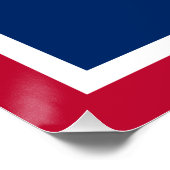 Poster Drapeau de l'État du Wyoming (Coin)