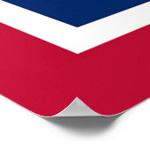 Poster drapeau de l'État du Wyoming (Coin)