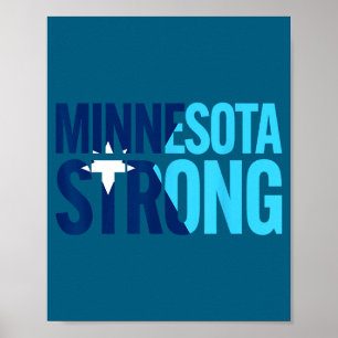 Poster Drapeau de l'État rebelle du Minnesota