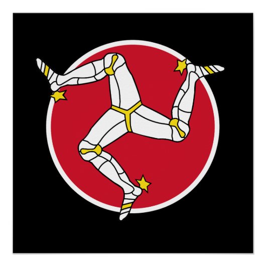 Poster Drapeau de l'île (Devant)