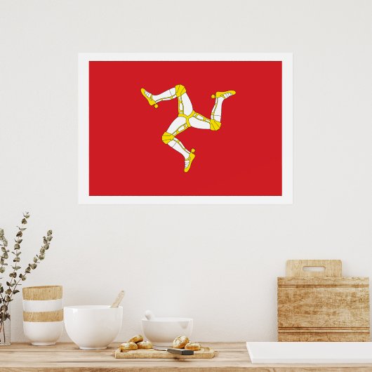 Poster Drapeau de l'île (Cuisine)