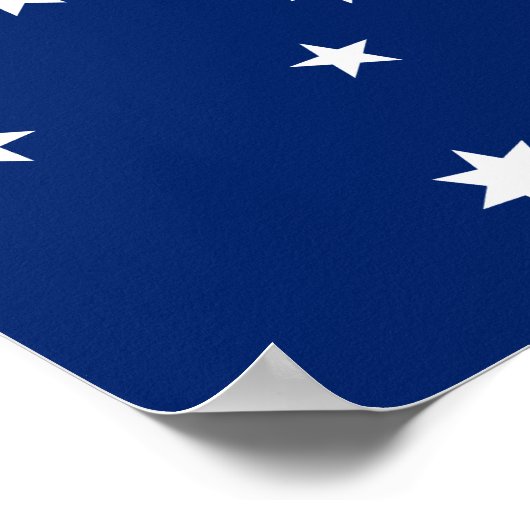 Poster Drapeau de l'île Christmas (Coin)