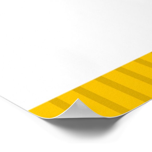 Poster Drapeau de l'île de Rhode (Coin)