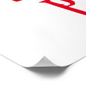 Poster Drapeau de l'Île-du-Prince-Édouard (Coin)