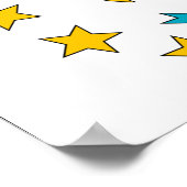 Poster Drapeau de l'île Rhode (Coin)