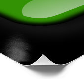 Poster Drapeau de l'Inde (Coin)