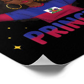 Poster Drapeau de l'Indépendance de la Princesse Haïtienn (Coin)