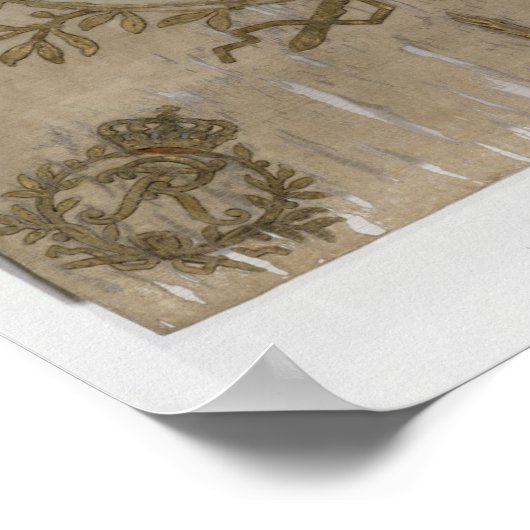 Poster Drapeau de l'infanterie prussienne (Coin)