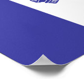 Poster Drapeau de l'Iowa (Coin)