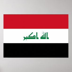 Poster Drapeau de l'Irak
