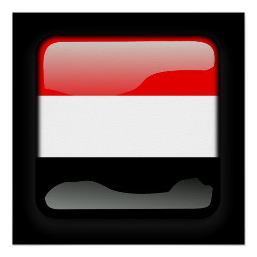 Poster Drapeau de l'Irak (Devant)