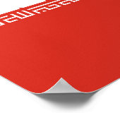 Poster Drapeau de l'Iran (Coin)