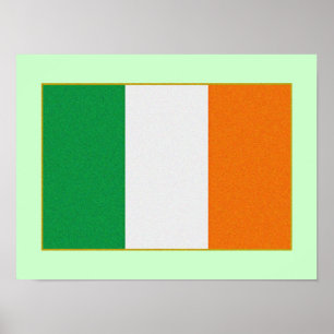 Poster Drapeau de l'Irlande - République d'Irlande