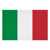 Poster Drapeau de l'Italie (Devant)