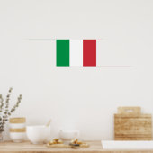 Poster Drapeau de l'Italie (Cuisine)