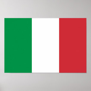 Poster Drapeau de l'Italie