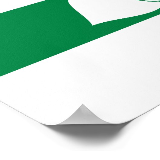 Poster Drapeau de l'oblast de Kurgan (Coin)