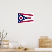 Poster Drapeau de l'Ohio (Cuisine)