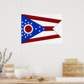 Poster Drapeau de l'Ohio (Cuisine)