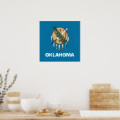 Poster drapeau de l'Oklahoma (Cuisine)