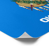 Poster Drapeau de l'Oklahoma (Coin)
