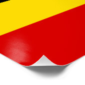 Poster Drapeau de l'Ouganda (Coin)
