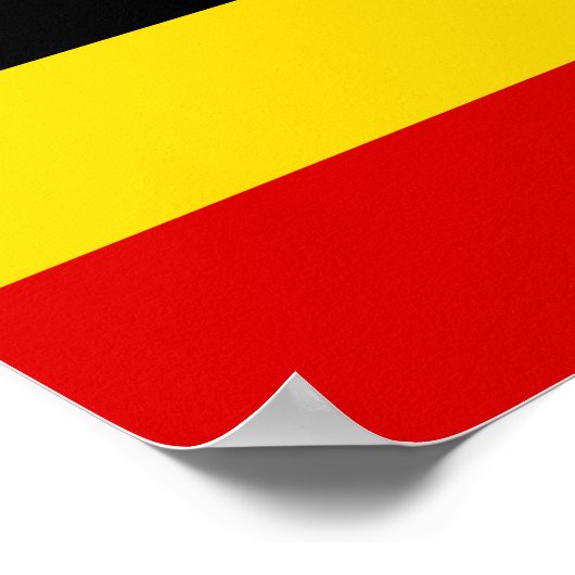 Poster Drapeau de l'Ouganda (Coin)