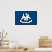 Poster Drapeau de Louisiane (Cuisine)