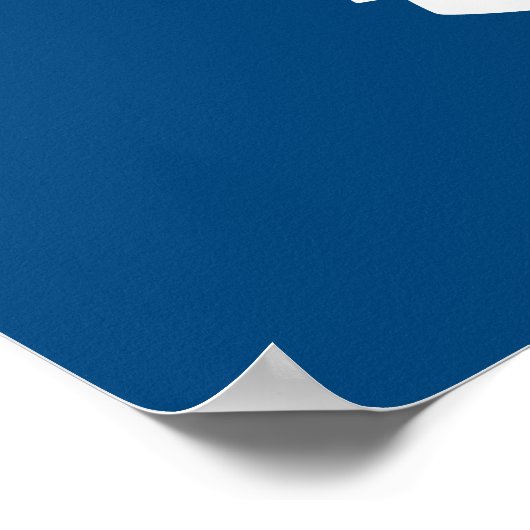 Poster Drapeau de Louisiane (Coin)