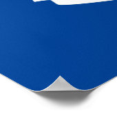 Poster Drapeau de Louisiane (Coin)