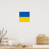 Poster Drapeau de l'Ukraine (Cuisine)