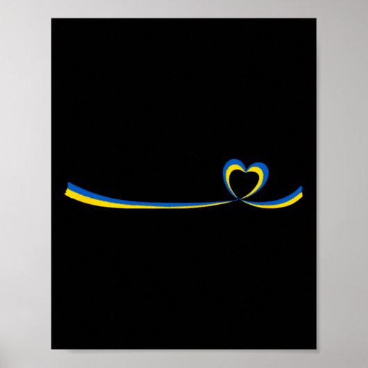 Poster Drapeau de l'Ukraine2 (Devant)