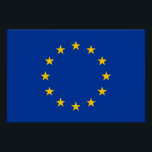 Poster Drapeau de l'Union européenne<br><div class="desc">Drapeau patriotique de l'Union européenne.</div>