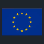 Poster Drapeau de l'Union européenne<br><div class="desc">Drapeau patriotique de l'Union européenne.</div>