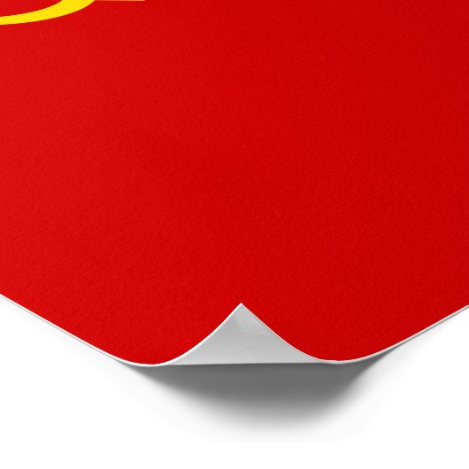 Poster Drapeau de l'Union soviétique (Coin)
