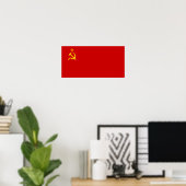 Poster Drapeau de l'Union soviétique (Bureau à domicile)
