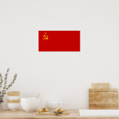 Poster Drapeau de l'Union soviétique (Cuisine)