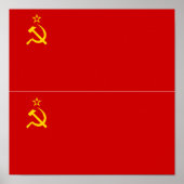 Poster Drapeau de l'Union soviétique (Devant)