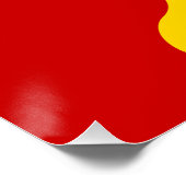 Poster Drapeau de l'URSS - Drapeau de l'Union soviétique (Coin)