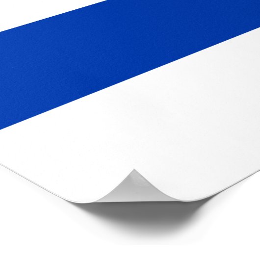 Poster Drapeau de l'Uruguay (Coin)