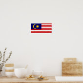 Poster Drapeau de Malaisie (Cuisine)