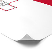 Poster Drapeau de Malte (Coin)
