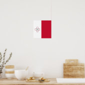 Poster Drapeau de Malte (Cuisine)