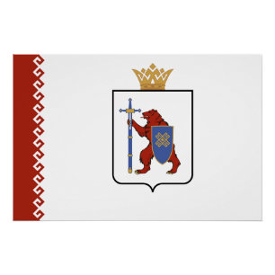 Poster Drapeau de Mari El