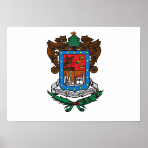 Poster Drapeau de Michoacan