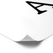 Poster Drapeau de Monteur de lignes américain - Électrici (Coin)