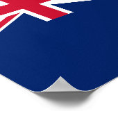Poster Drapeau de Montserrat (Coin)