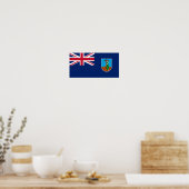 Poster Drapeau de Montserrat (Cuisine)