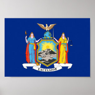 Poster Drapeau de New York